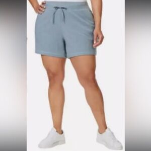 😍2/$20 NEW 32 Degrees Cool Sz XL Blue Pull-On Soft Touch Comfy Jersey Shorts